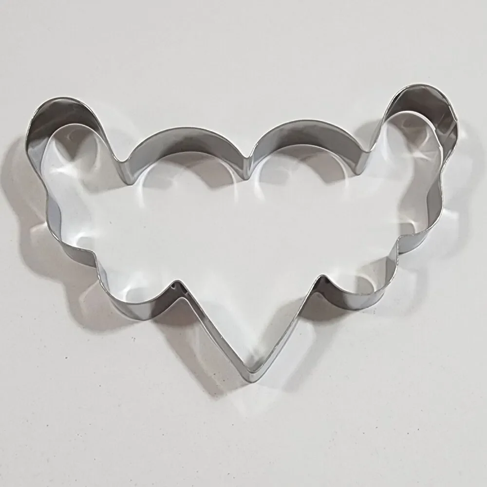 3 Pieces Heart Shape Cookie Cutter Set Valentine Cookie Cutter Stainless